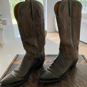 Lucchese Cowboy Boots in Brown